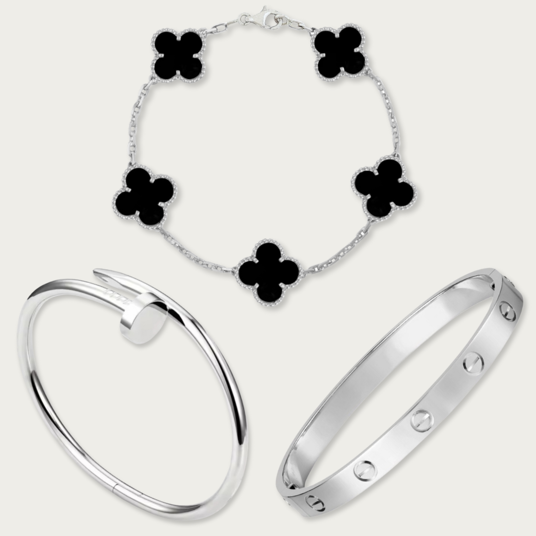 PACOTE DIAMOND MASCULINO | EMBALAGEM COM 3 PULSEIRAS