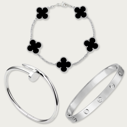 PACOTE DIAMOND MASCULINO | EMBALAGEM COM 3 PULSEIRAS