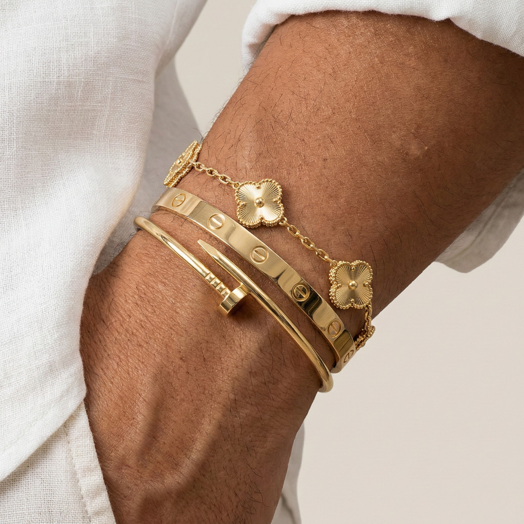 PACOTE MASCULINO BRANDA | EMBALAGEM COM 3 PULSEIRAS