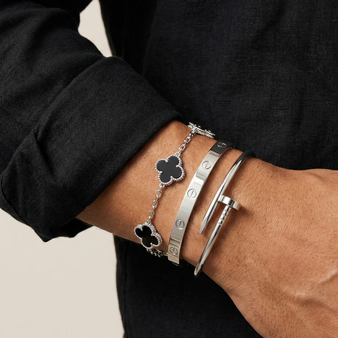 PACOTE DIAMOND MASCULINO | EMBALAGEM COM 3 PULSEIRAS