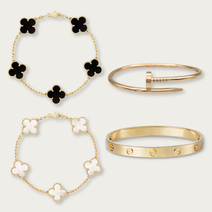 PACK DIAMANTE HOMBRE | 4 PULSERAS