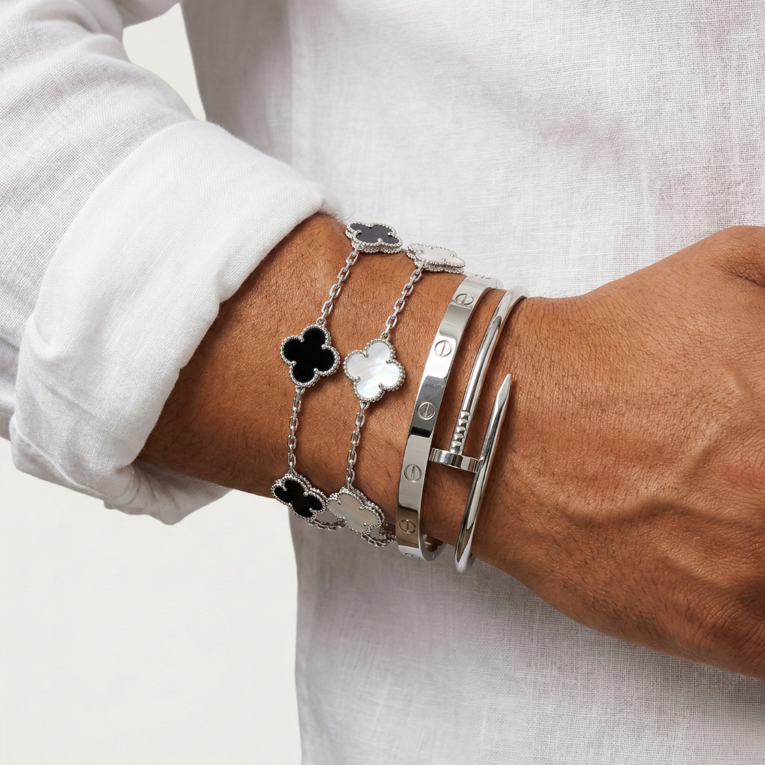 PACK DIAMANTE HOMBRE | 4 PULSERAS