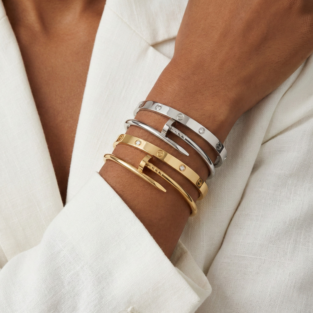 LUXO | CONJUNTO DE 4 PULSEIRAS