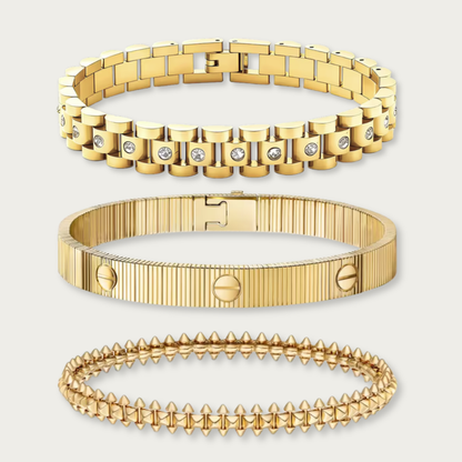 REAL| PACK 3 PULSERAS