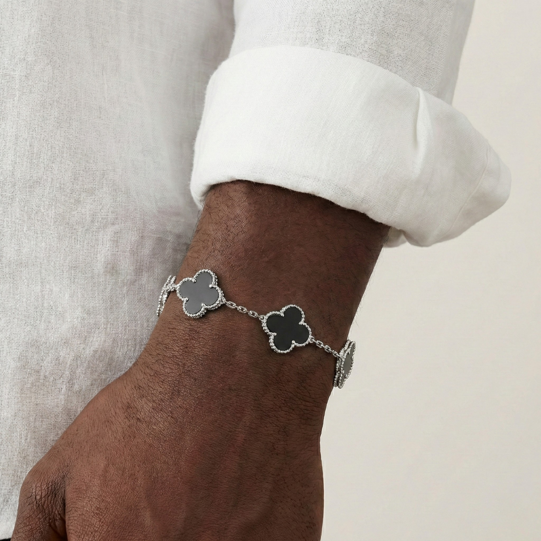 Pulseira de diamantes para homem